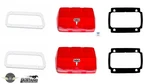 1965 1966 Ford Mustang Tail Light Fomoco Lenses + Gaskets Housing Seals Kit. Fixed Price $65.99.