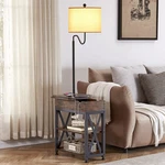Floor With Table, Narrow End Lamp, Bedside Nightstand Us.... Fixed Price $215.45.