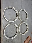 Chevrolet Impala, Bel-air, Biscayne, 1964, Oem, Headlight Bezels, Set Of Four. Fixed Price $45.00.