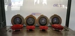2024 Nissan 400Z RZ34 Performance Akebono Brake Caliper Set With Rotors Red. Fixed Price $1083.75.