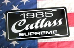 1985 Oldsmobile Cutlass Supreme License Plate Car Tag. Fixed Price $19.85.