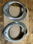 Vintage 1940-41 Ford Headlight Rim/bezels Part 5116, 01A-13045-B. Fixed Price $50.00.