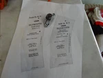 1939 Plymouth Unity Spotlight Bracket 90L. Fixed Price $55.00.