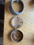 1954 Gm Guide B5-54 Backup Turn Signal Light Lens & Housing Assembly. Fixed Price $60.00.