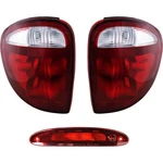 Tail Light Kit For 2001-2003 Dodge Caravan Grand Lh Rh Clear/red Halogen. Fixed Price $98.91.