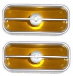 71-72 Mustang Mach Sport Grille Lamps, Pair, Usa. Fixed Price $82.95.
