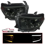 Smoke Projector Headlights Fits 2014-2021 Toyota Tundra Oe Style Led Drl Lamps. Fixed Price $245.49.